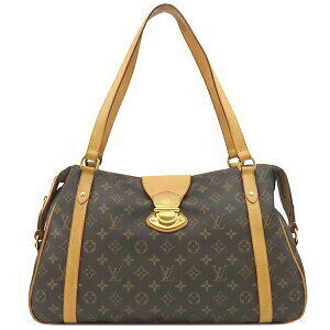 Louis Vuitton Stresa Monogram Canvas Shoulder Bag Brown